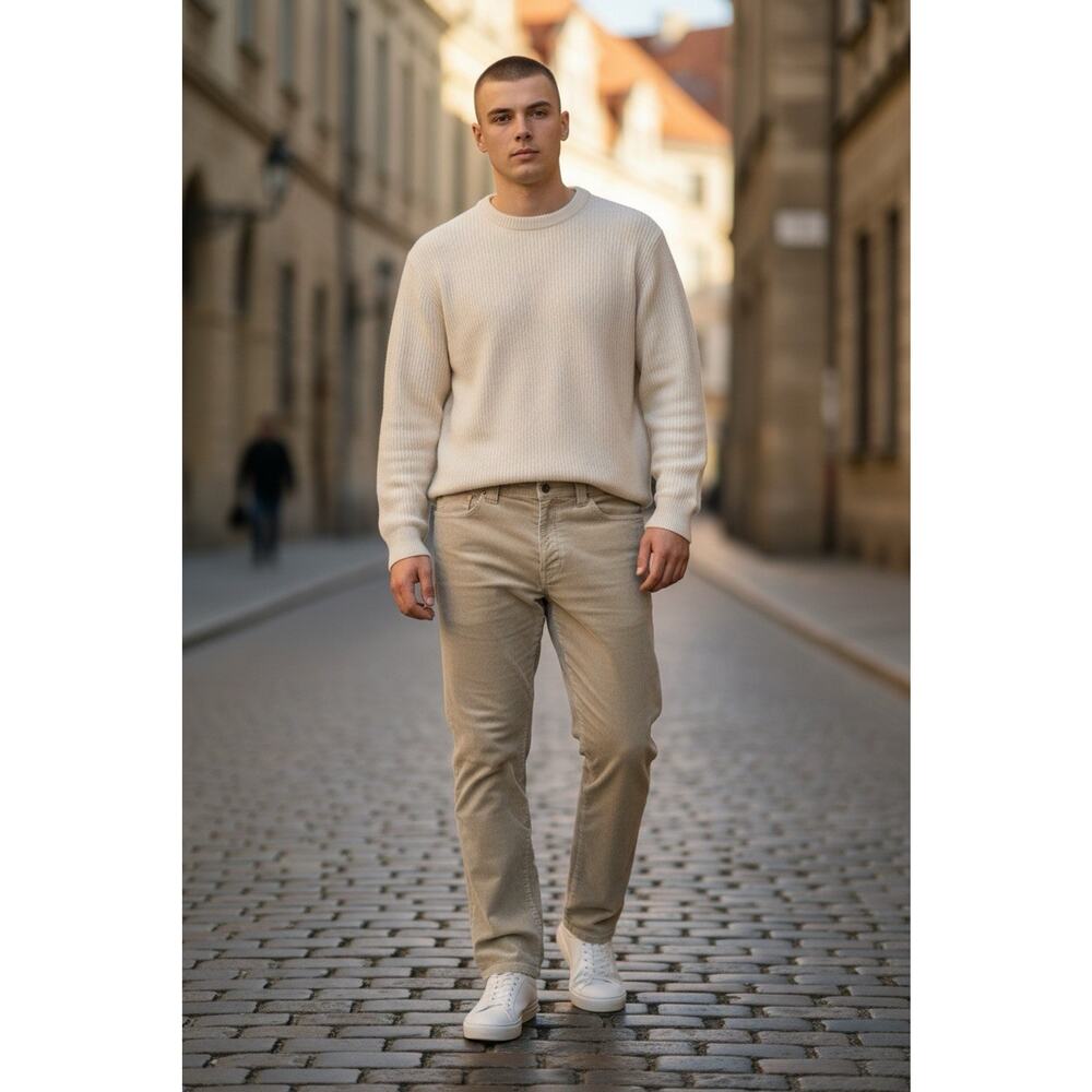 The Territory Ahead Men's Beige Corduroy Pants Size 35x30